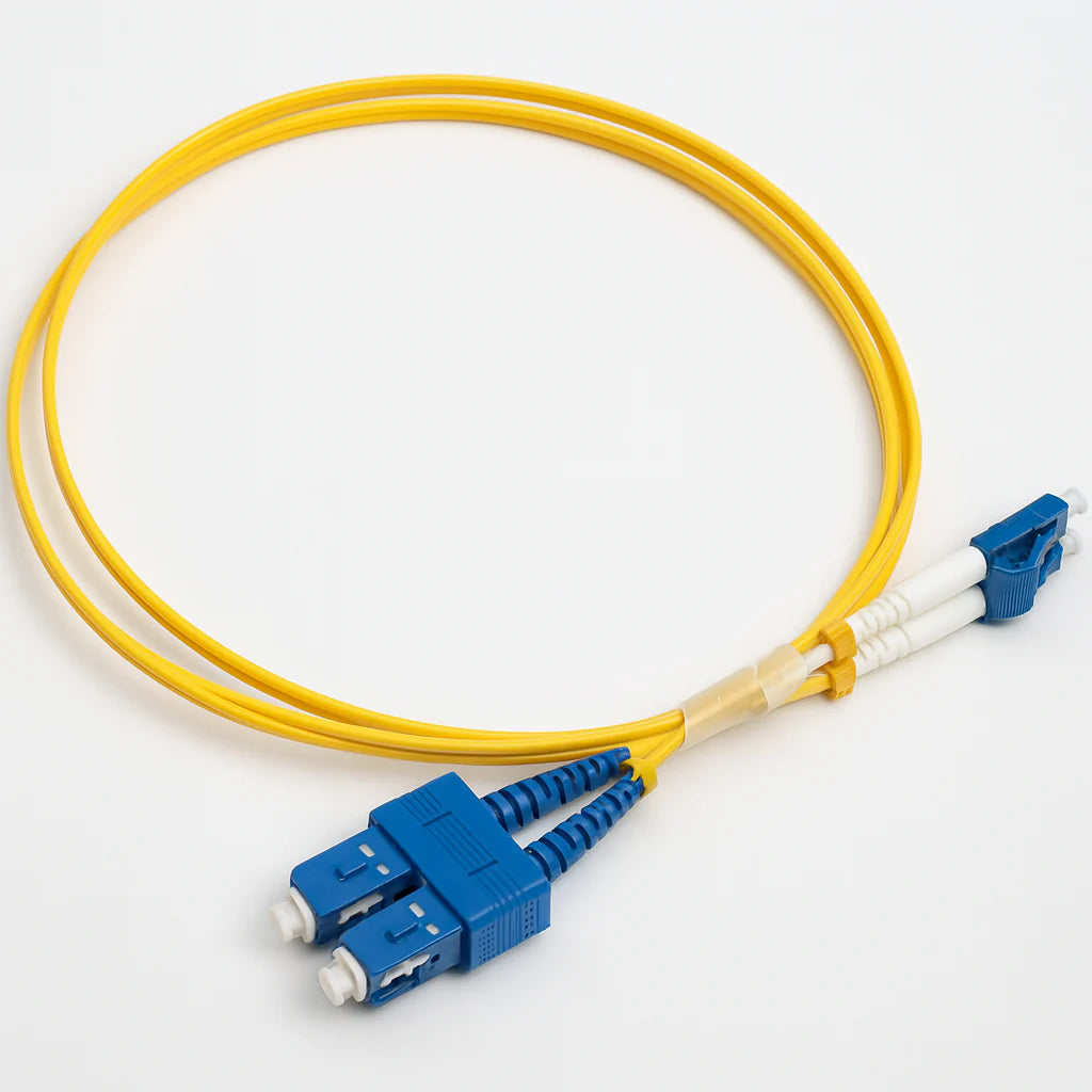 Fiber Patch Cable – LC to SC (OS2 G652A, LSZH, Duplex)