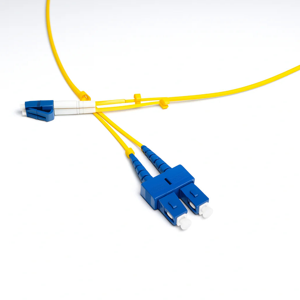 Fiber Patch Cable – LC to SC (OS2 G652A, LSZH, Duplex)