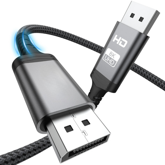 DisplayPort v1.4 Cable| 8K @60Hz Black - 1m