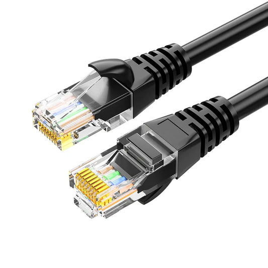 0.5m RJ45 CAT6 Ethernet Network Cable - Black