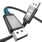 DisplayPort v1.4 Cable| 8K @60Hz Black - 3m - Kablex