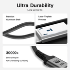 DisplayPort v1.4 Cable| 8K @60Hz Black - 3m - Kablex