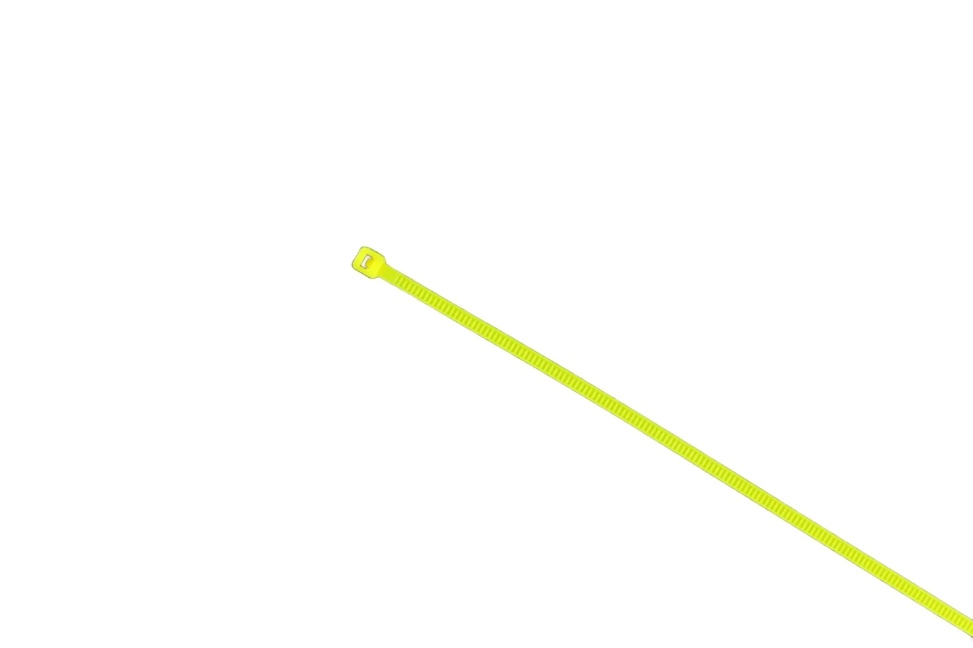 Neon Yellow 3mm x 250mm Cable Ties - Kablex