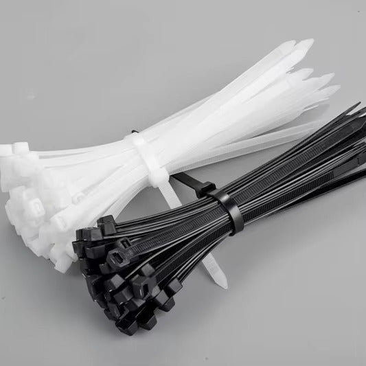 Nylon Cable Ties – Black and White | Multiple Sizes | Industrial Grade - Kablex