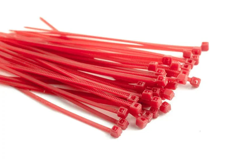 Rose Red 3mm x 250mm Cable Ties - Kablex