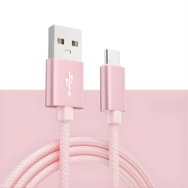 USB-C Kabel Nylon – Schnellladen & Datenübertragung (1m, 2m, 3m)
