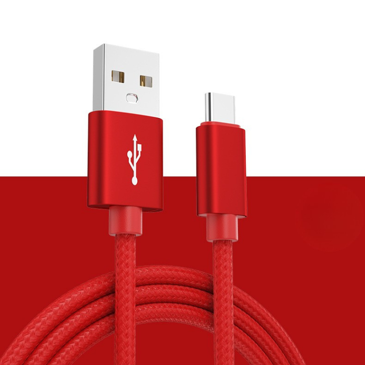 USB-C Kabel Nylon – Schnellladen & Datenübertragung (1m, 2m, 3m)